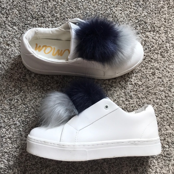 Sam Edelman Faux Fur Sneakers - Picture 2 of 3
